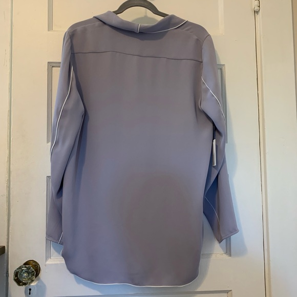 Aritzia Babaton Rena Shirt in Gray Size Medium New With Tags NWT - Picture 14 of 15